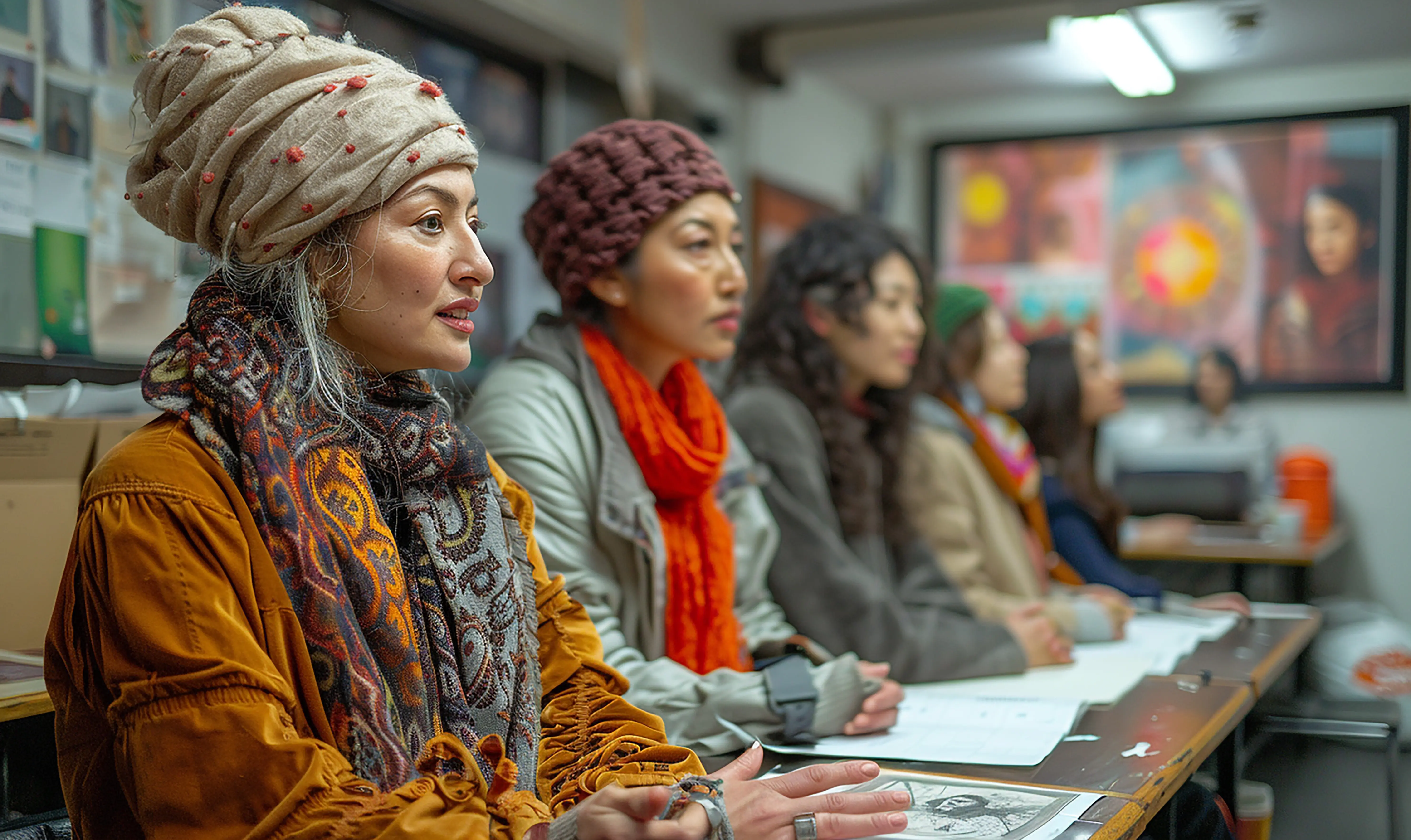 Gemeinschaftsfotos, die Augenblicke des kulturellen Erbes einfangen